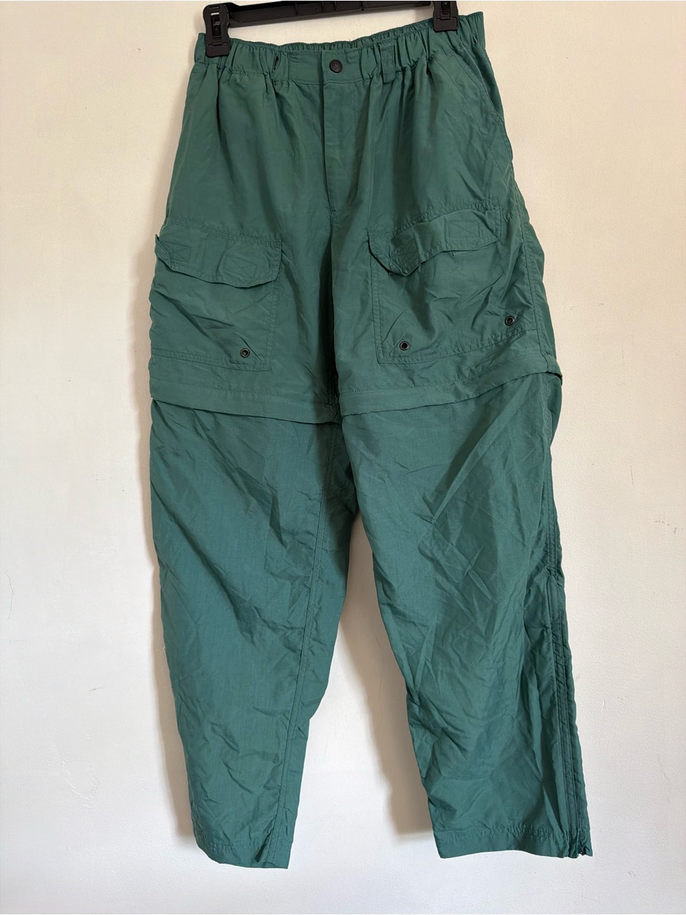 REI Teal Green Men's Cargo Zip-Off Pants